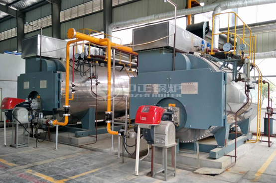 6噸、4噸WNS冷凝式燃氣蒸汽鍋爐項目