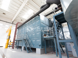 58MW SZS 系列燃?xì)庹羝仩t現(xiàn)場(chǎng)