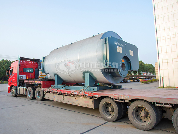 運往山西省興縣溫欣熱力有限公司的中正WNS系列燃?xì)忮仩t